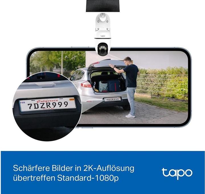 TP-Link Tapo C610 KIT Überwachungskamera 2304x1296 Weiß