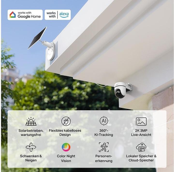 TP-Link Tapo C610 KIT Überwachungskamera 2304x1296 Weiß