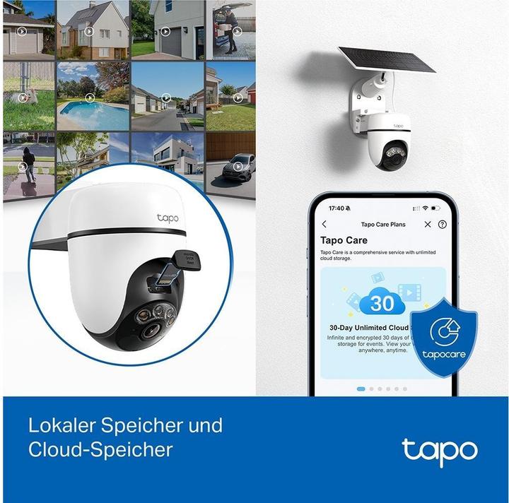 TP-Link Tapo C610 KIT Überwachungskamera 2304x1296 Weiß