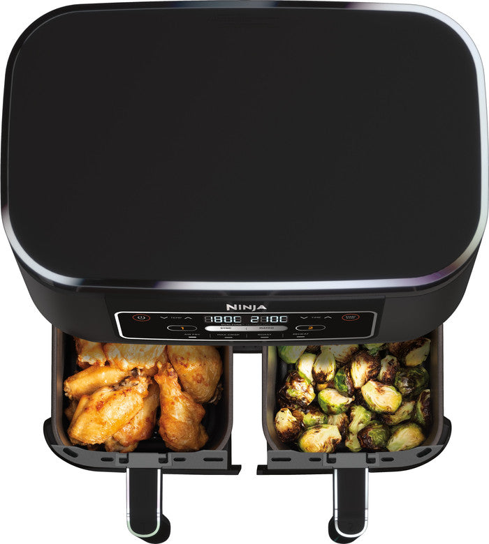 Ninja Foodi AF200EU Dual Zone Heißluftfritteuse 7,6 L