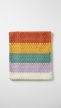 Weiche Strickdecke aus Baumwolle