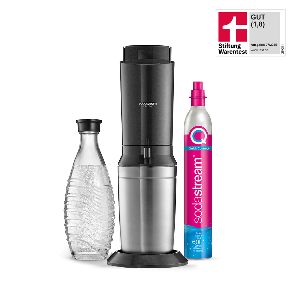 SodaStream CRYSTAL 3.0 Wassersprudler Schwarz