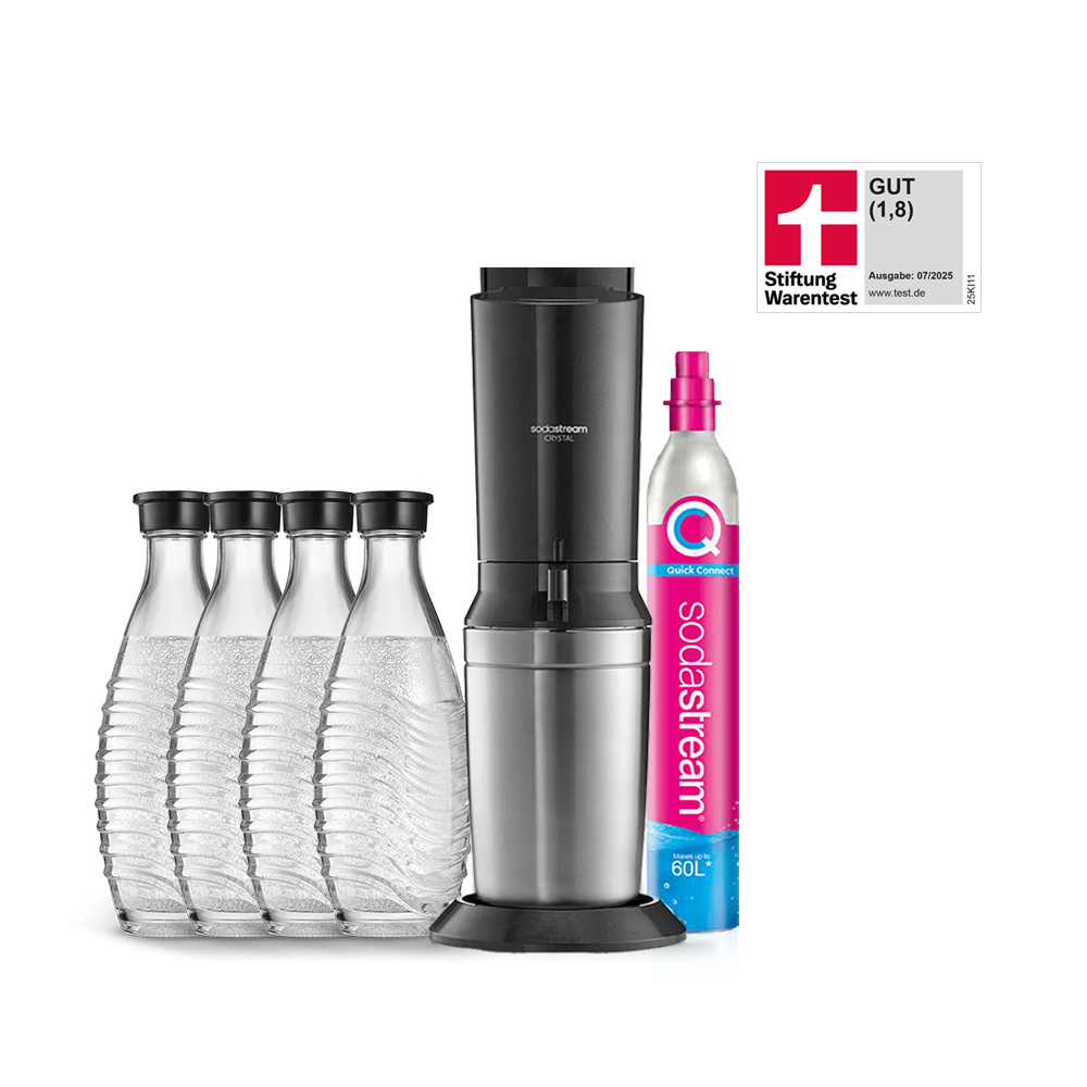SodaStream CRYSTAL 3.0 Wassersprudler Schwarz