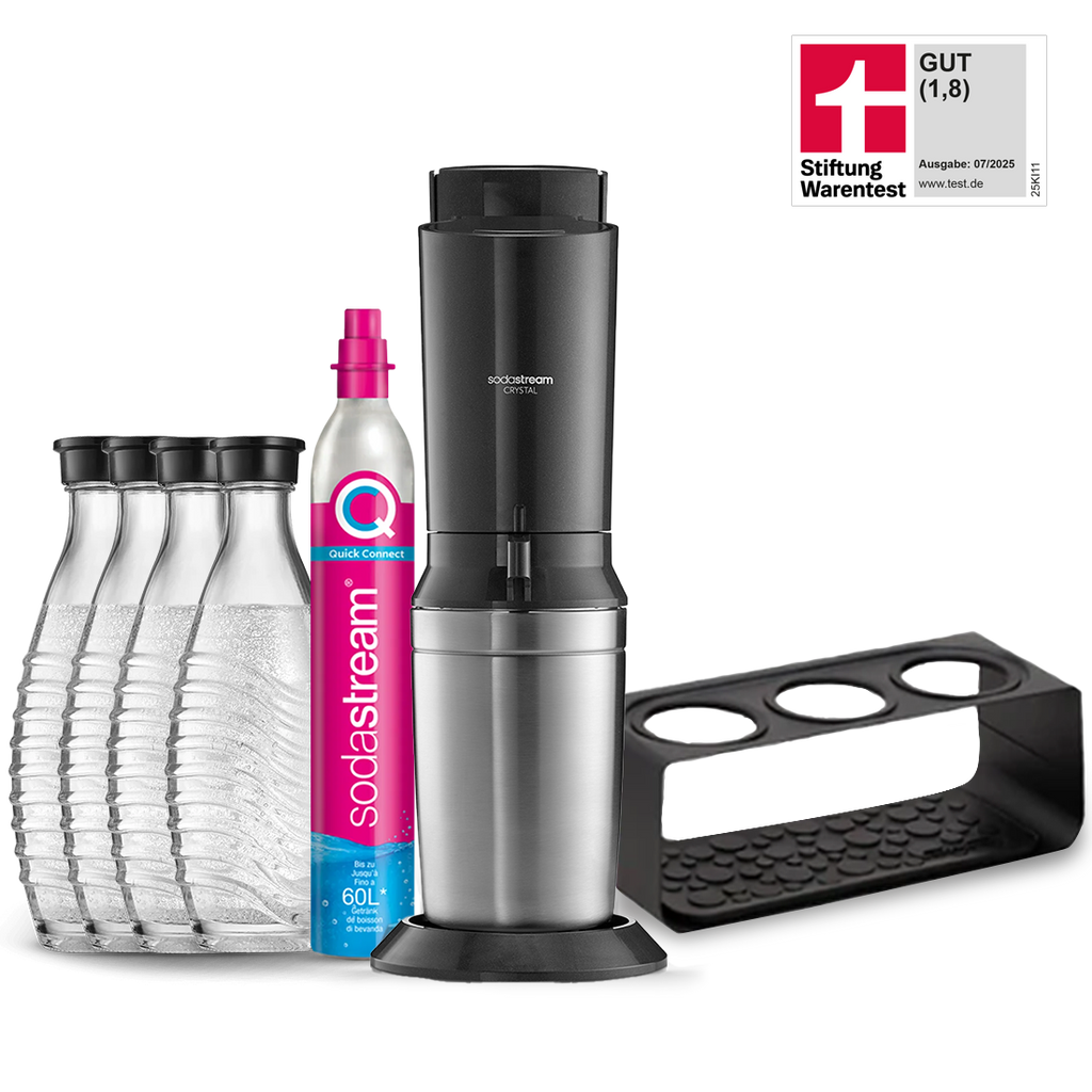 SodaStream CRYSTAL 3.0 Wassersprudler Schwarz