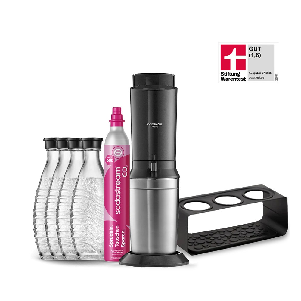 SodaStream CRYSTAL 3.0 Wassersprudler Schwarz