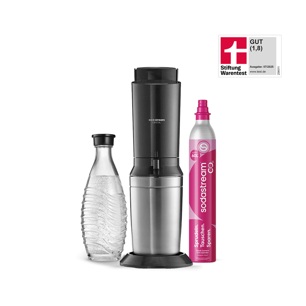 SodaStream CRYSTAL 3.0 Wassersprudler Schwarz