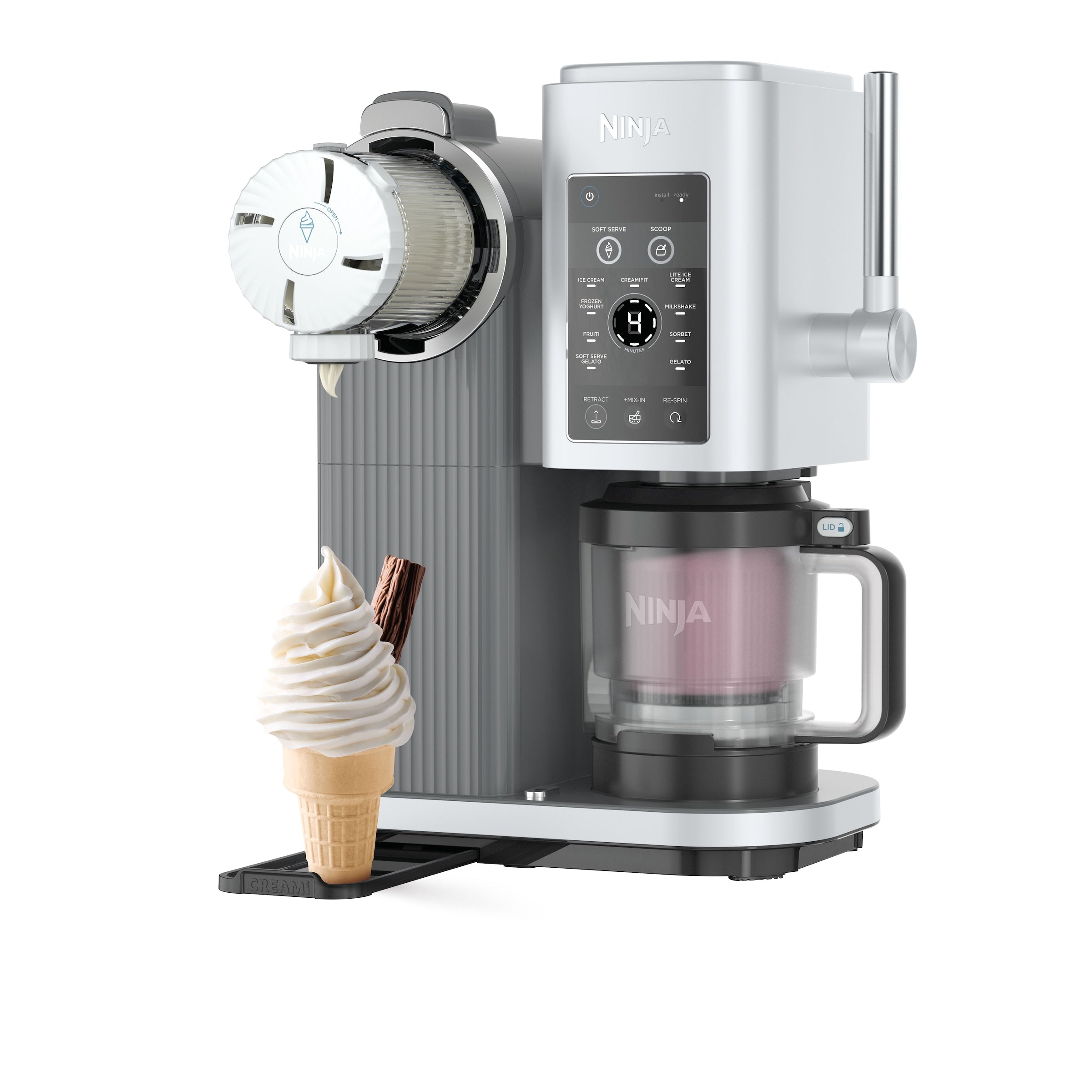 Ninja CREAMi Scoop & Swirl NC701EU Eismaschine 0,48 L