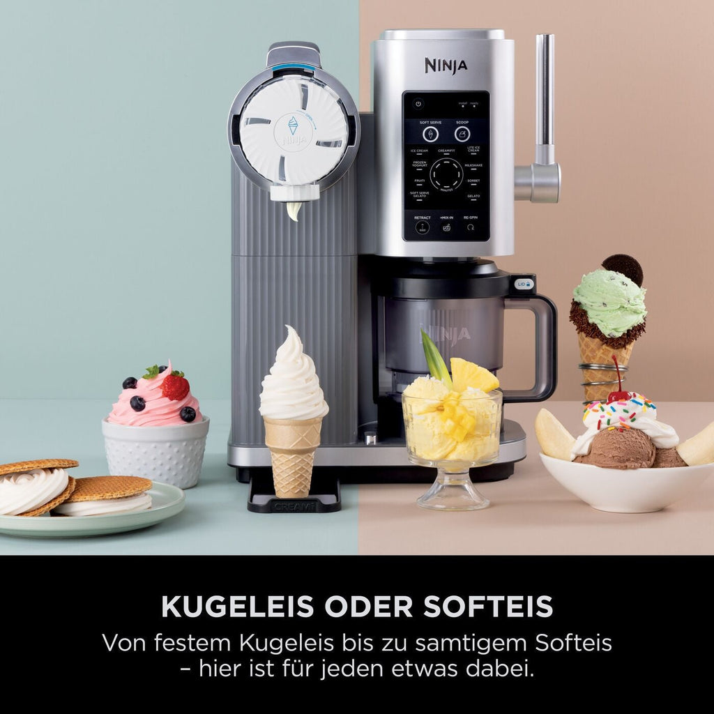 Ninja CREAMi Scoop & Swirl NC701EU Eismaschine 0,48 L