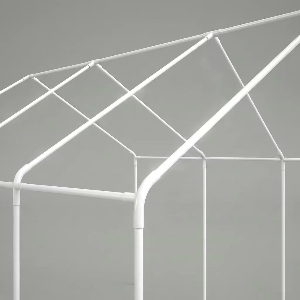 BRIMO Partyzelt 5x6m PVC Weiß