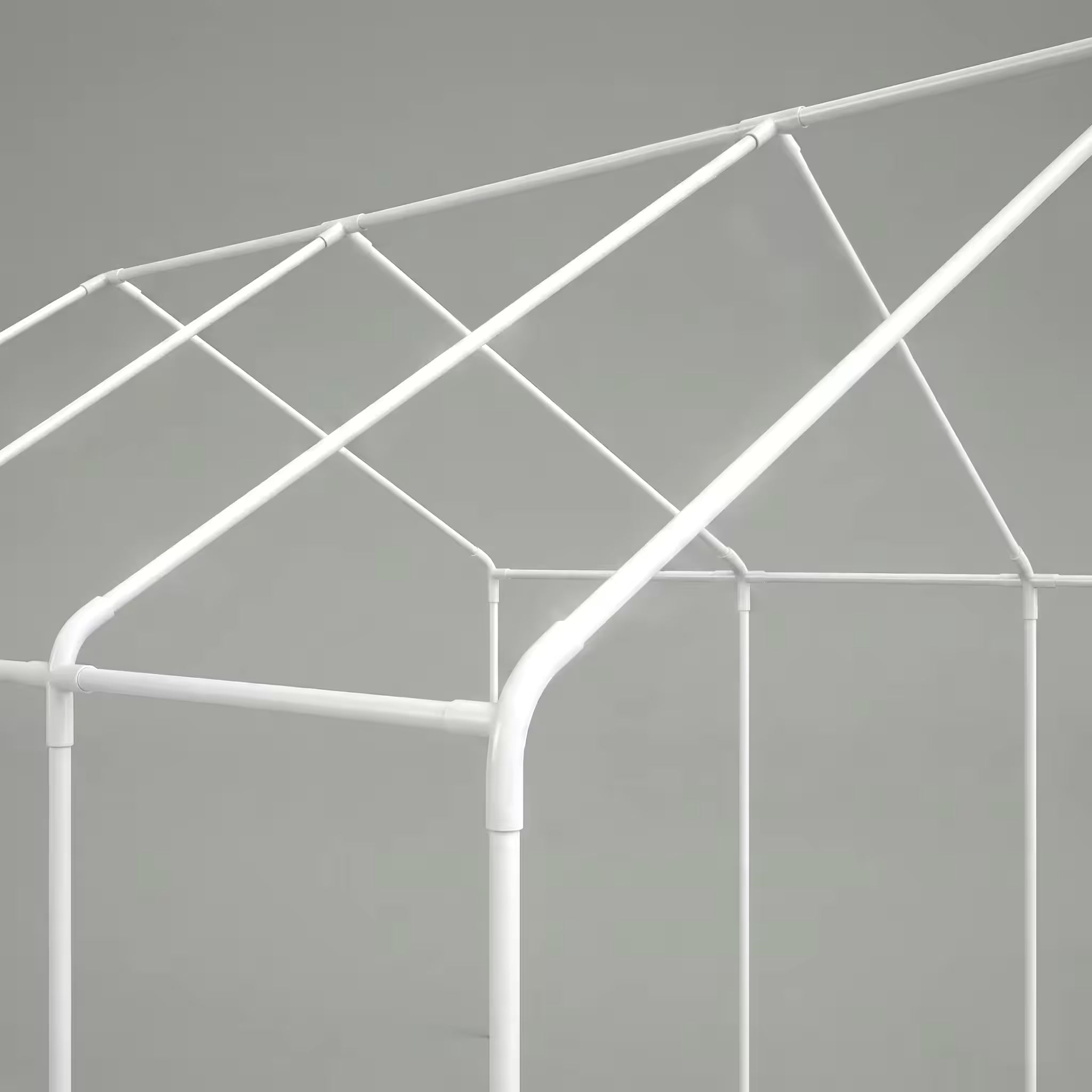 BRIMO Partyzelt 5x6m PVC Weiß