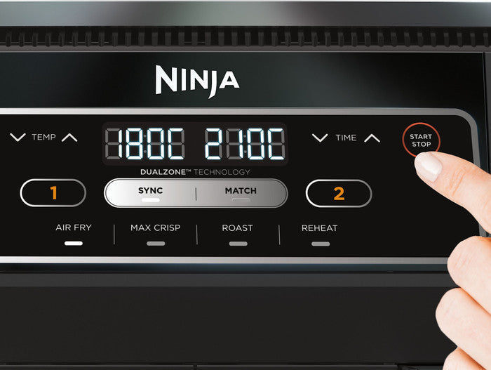 Ninja Foodi AF200EU Dual Zone Heißluftfritteuse 7,6 L