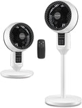 Aerion Höhenverstellbarer Standventilator mit 3D-Oszillation Weiß