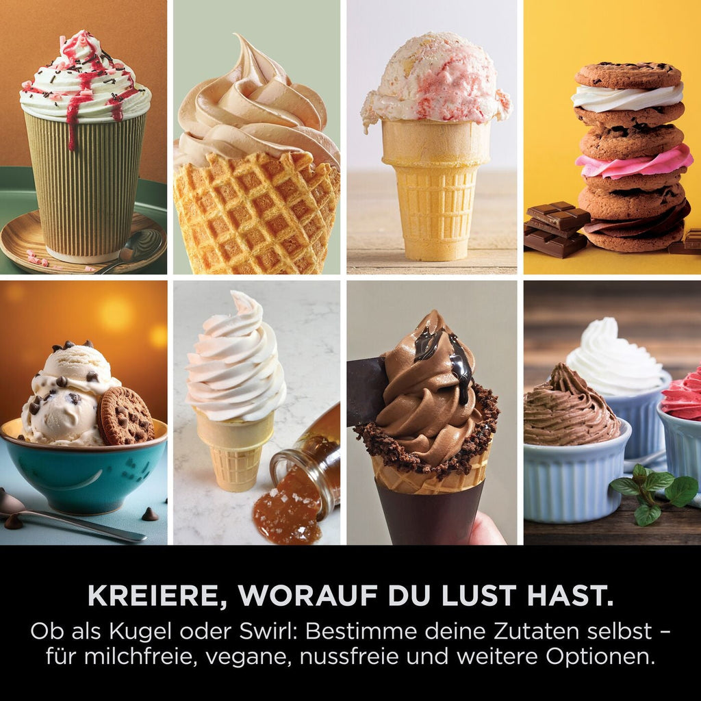 Ninja CREAMi Scoop & Swirl NC701EU Eismaschine 0,48 L