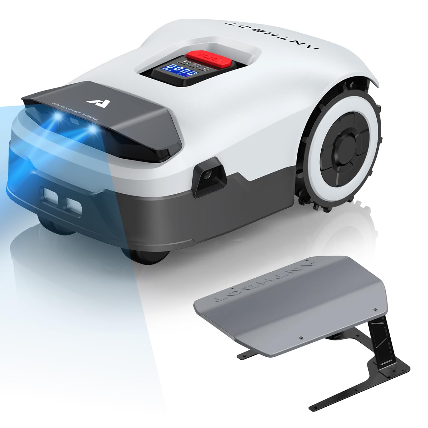 ANTHBOT KI Mähroboter, 900m², Kabellos, RTK+4-Kamera, Mehrzonen, Hindernisvermeidung