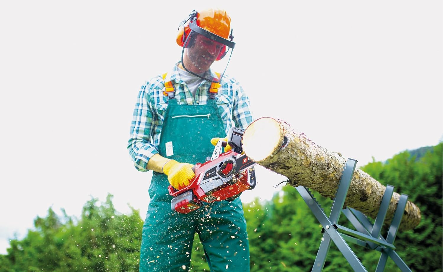 Einhell 4501761 Akku-Kettensäge GE-LC 18/25 Li-Solo 18V