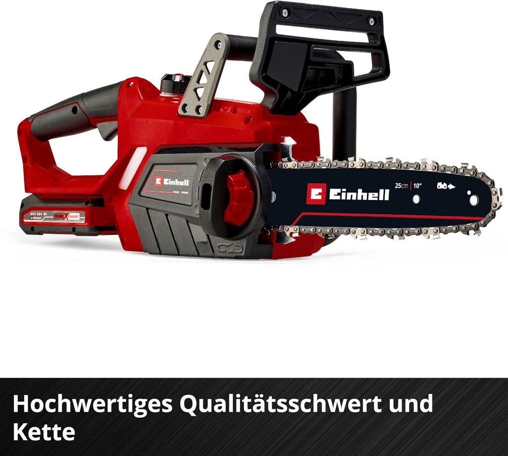 Einhell 4501761 Akku-Kettensäge GE-LC 18/25 Li-Solo 18V