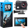 AKASO EK7000 Pro Actionkamera 4K/30fps – 20MP, EIS, 40m wasserdicht, 2" IPS Touchscreen, Schwarz