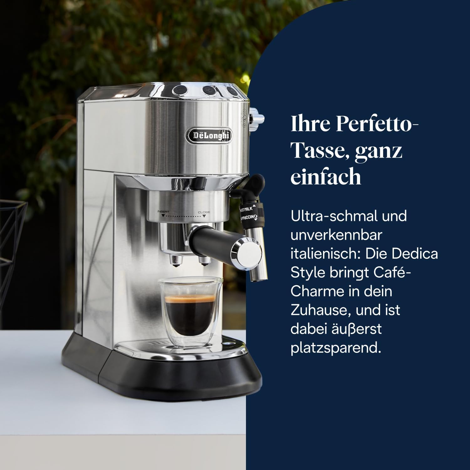 De'Longhi EC 685.M Espressomaschine Dedica Style 1350W 15 bar