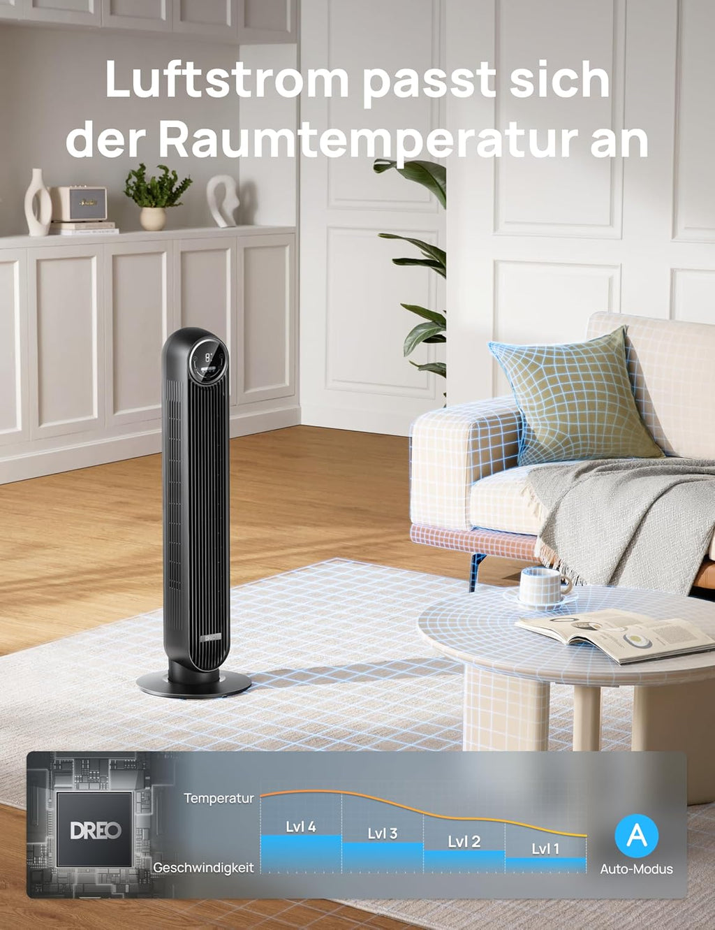 Dreo DR-HTF007 Turmventilator 36W