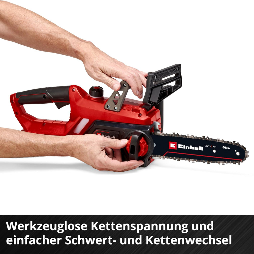 Einhell 4501761 Akku-Kettensäge GE-LC 18/25 Li-Solo 18V