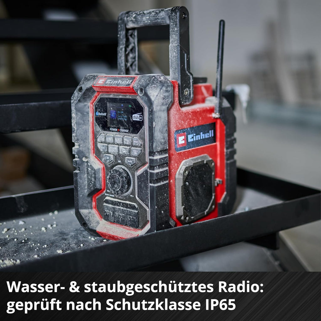 Einhell TE-CR 18 Li DAB+/FM/BT-Solo Cordless Construction Site Radio