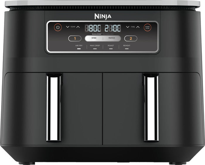 Ninja Foodi AF200EU Dual Zone Heißluftfritteuse 7,6 L