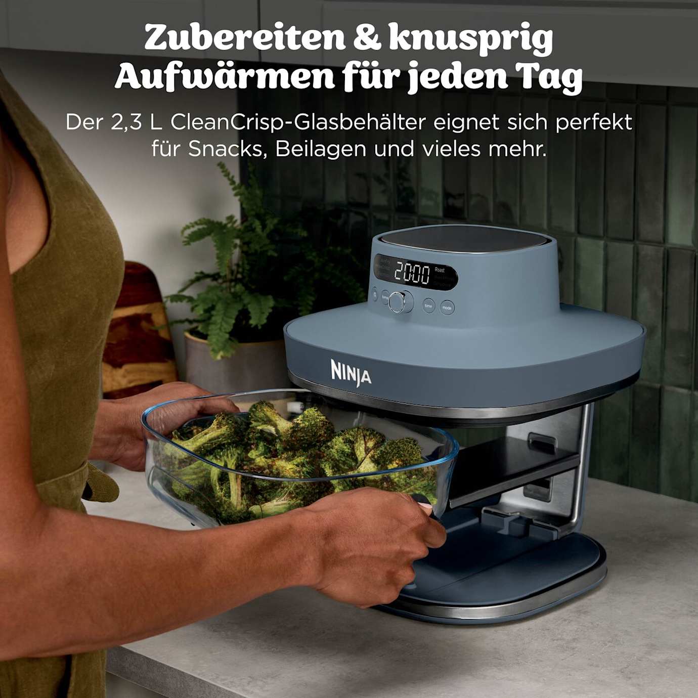 Ninja CRISPi PRO AS101EUCY Glas-Air-Fryer 5,7 L
