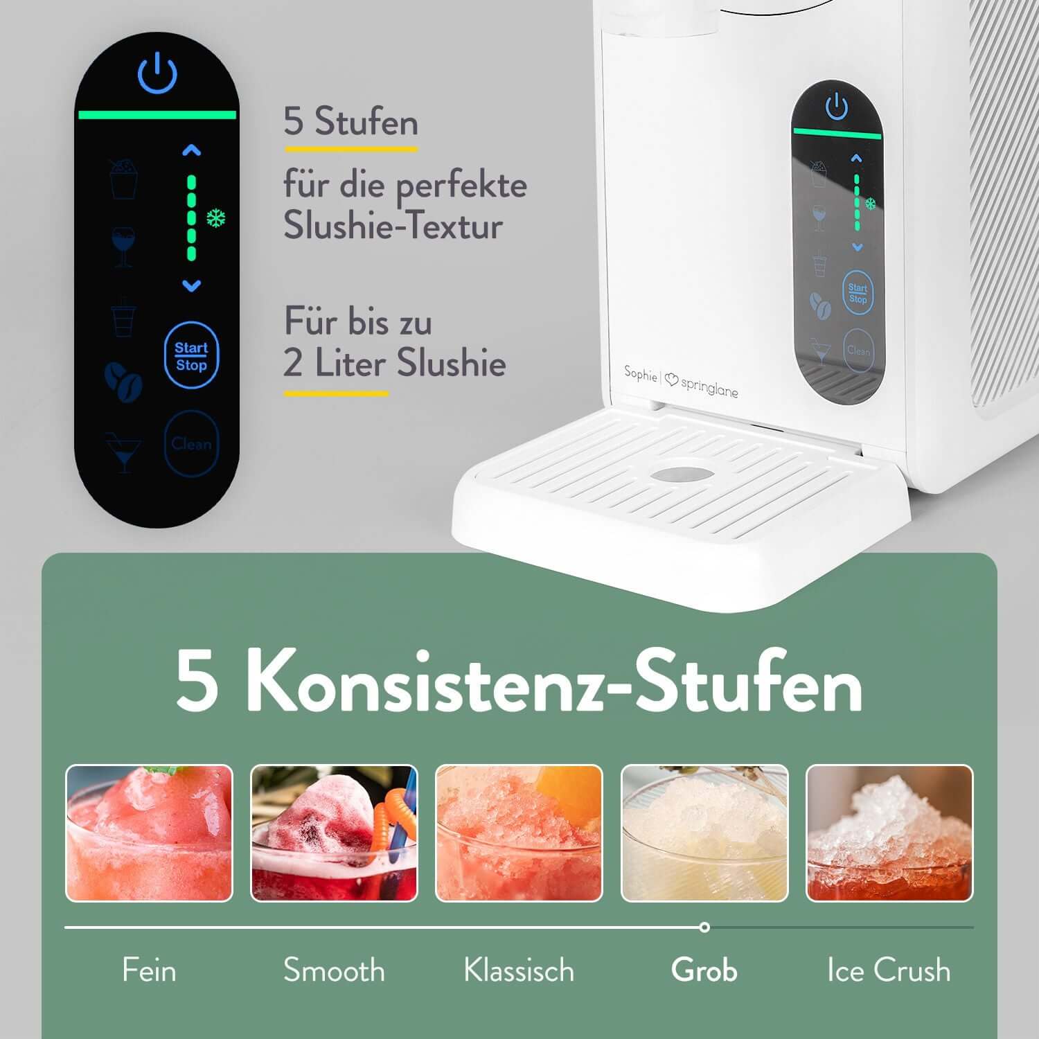 Springlane Sophie Slush-Eismaschine 2 L
