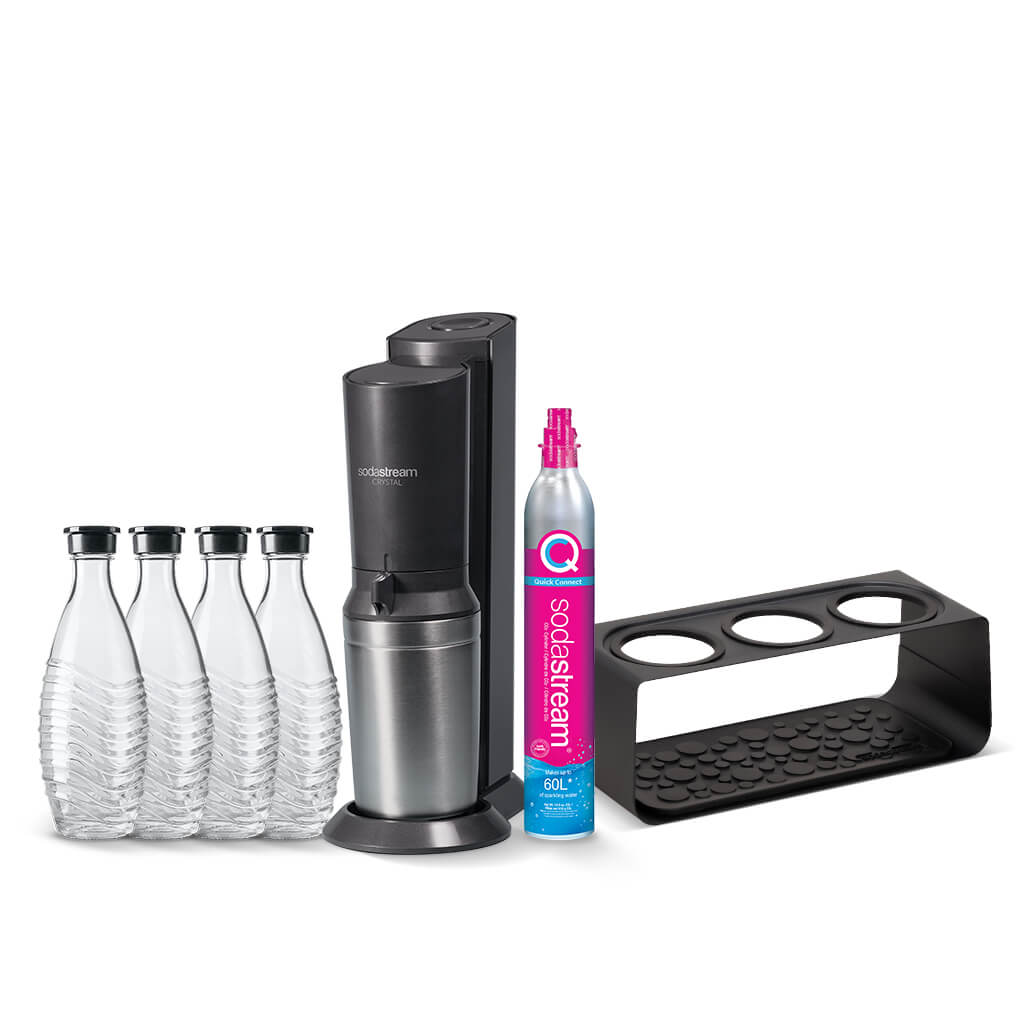 SodaStream CRYSTAL 3.0 Wassersprudler Schwarz