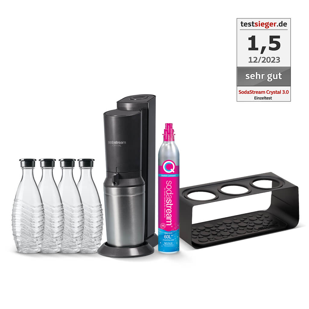 SodaStream CRYSTAL 3.0 Wassersprudler Schwarz