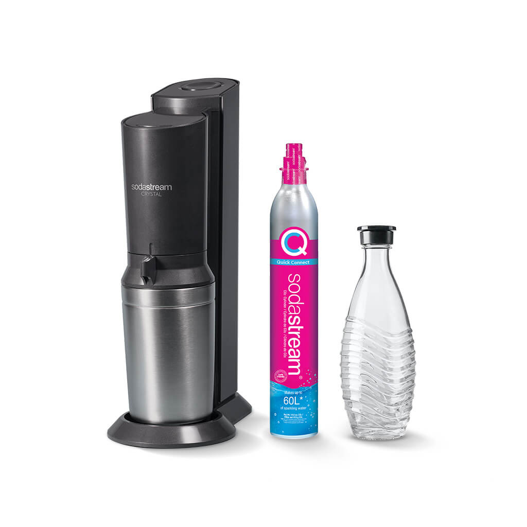 SodaStream CRYSTAL 3.0 Wassersprudler Schwarz