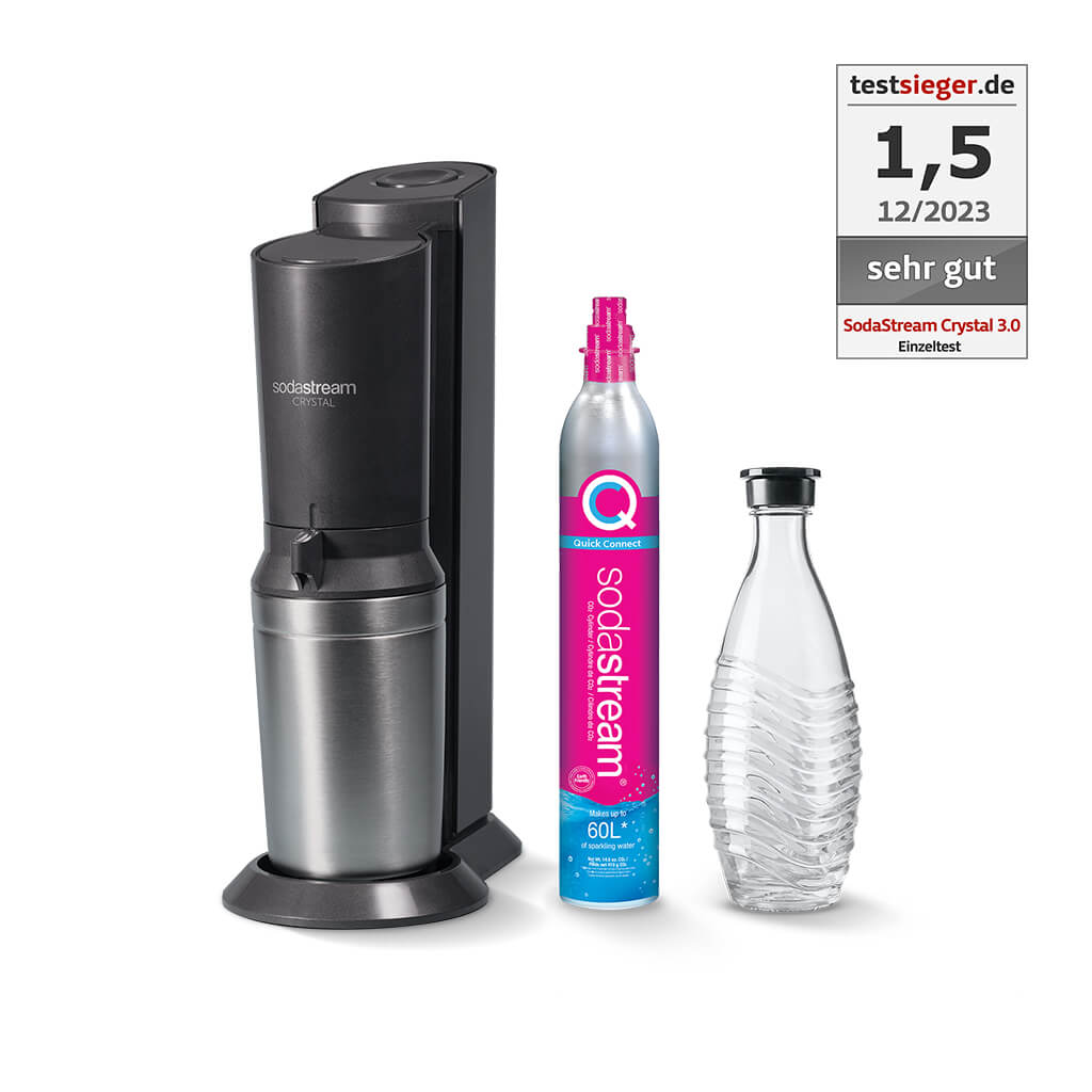 SodaStream CRYSTAL 3.0 Wassersprudler Schwarz