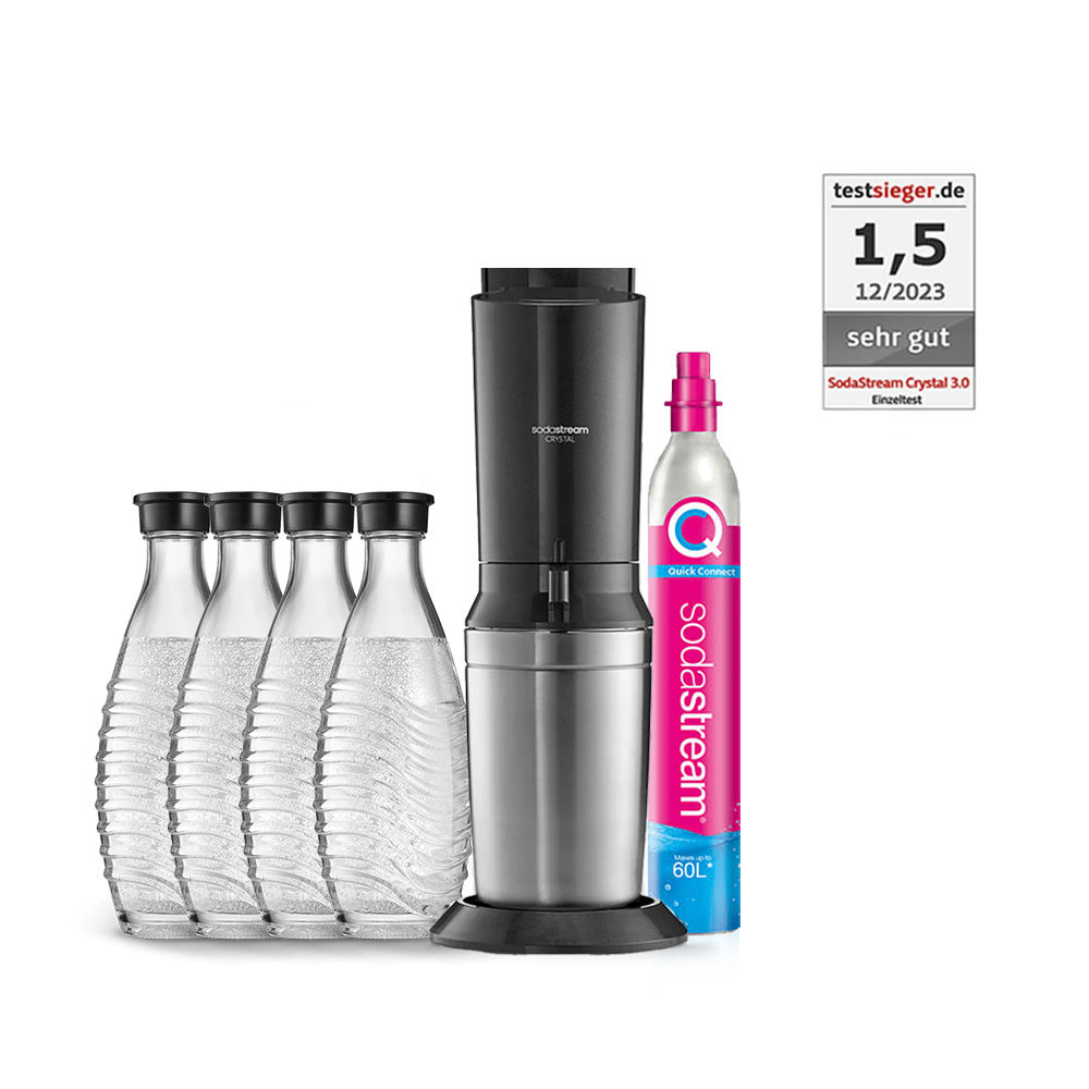 SodaStream CRYSTAL 3.0 Wassersprudler Schwarz