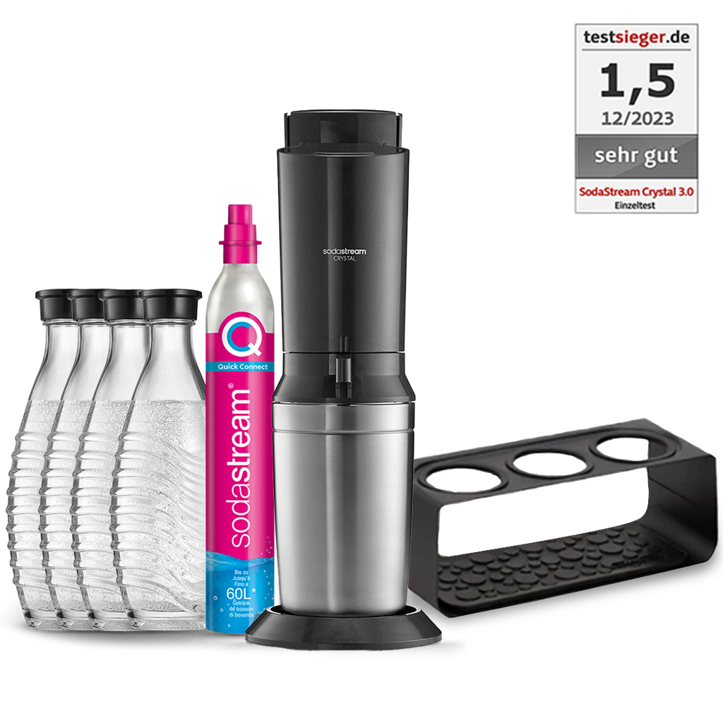 SodaStream CRYSTAL 3.0 Wassersprudler Schwarz