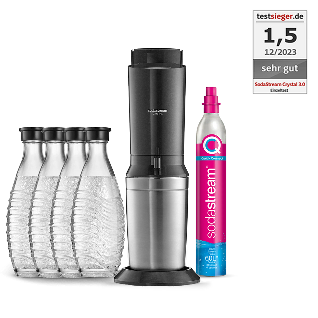 SodaStream CRYSTAL 3.0 Wassersprudler Schwarz