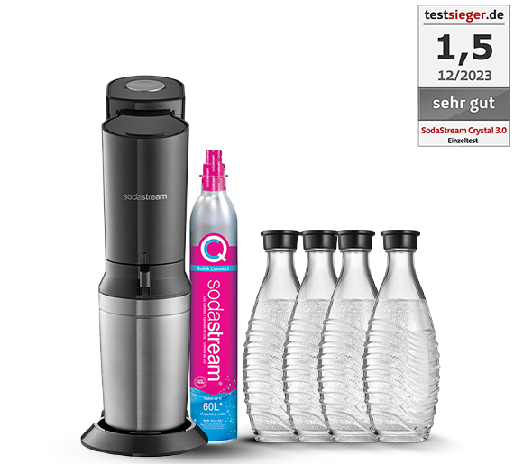 SodaStream CRYSTAL 3.0 Wassersprudler Schwarz