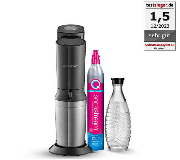 SodaStream CRYSTAL 3.0 Wassersprudler Schwarz