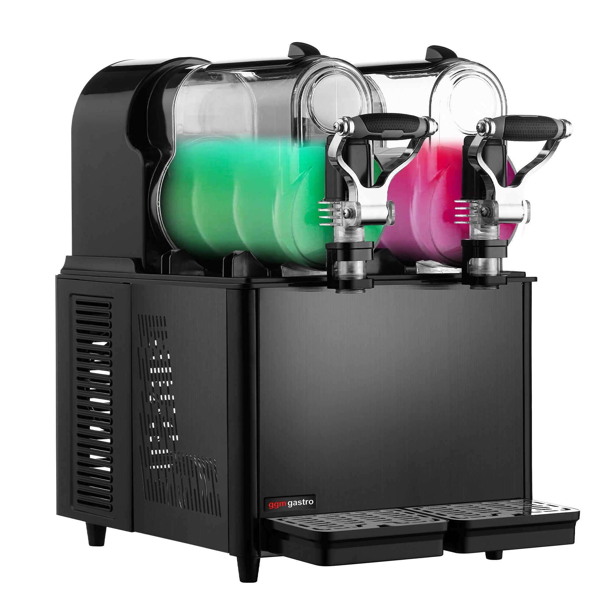 GGM Gastro SMNC6S Slush-Maschine 2x 3L 430W Schwarz