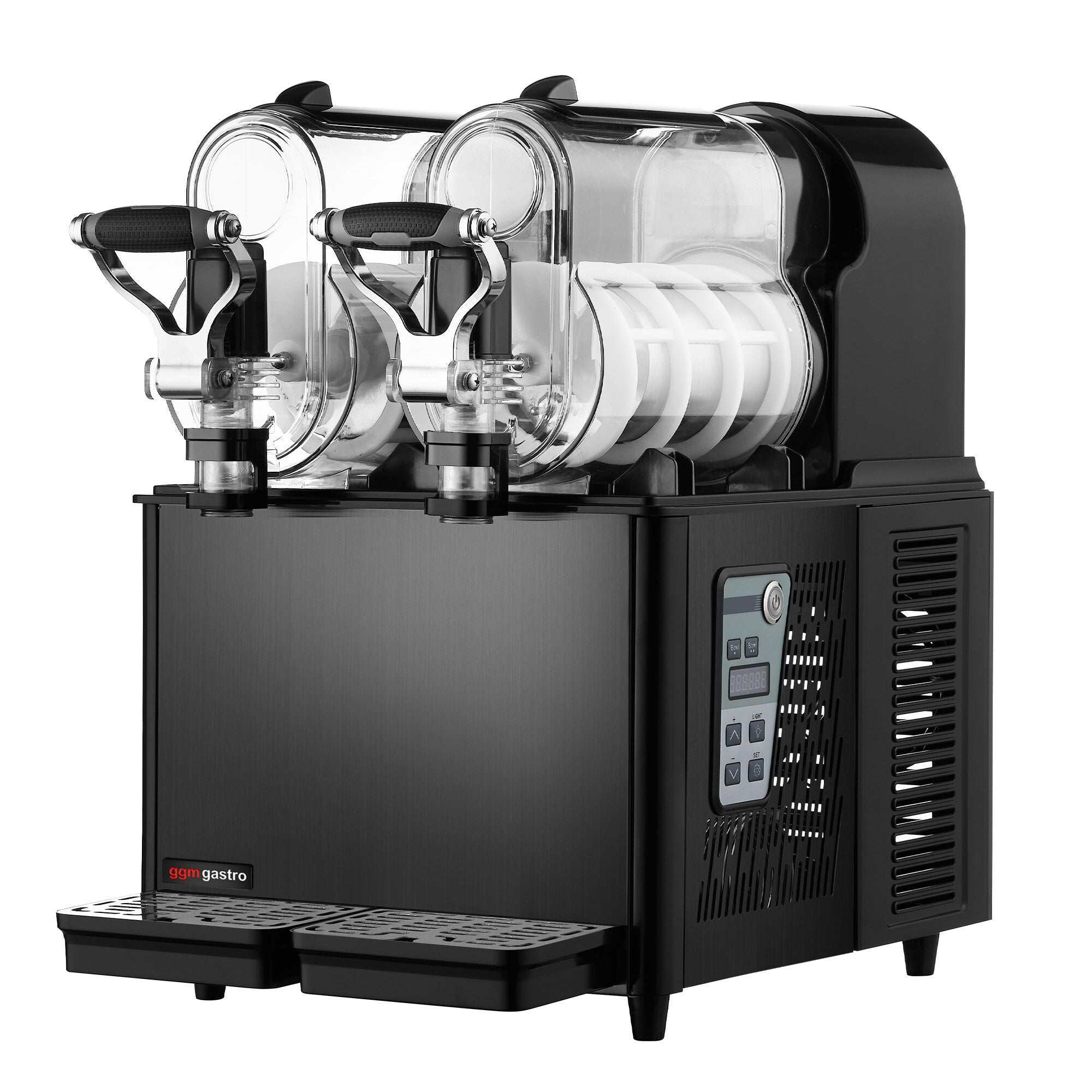 GGM Gastro SMNC6S Slush-Maschine 2x 3L 430W Schwarz