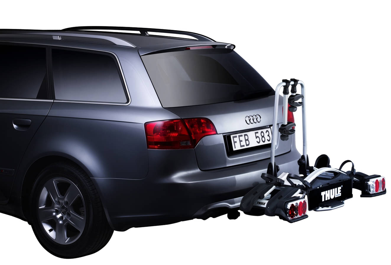 THULE EuroWay G2 920 Fahrradträger Anhängerkupplung 2er Silber