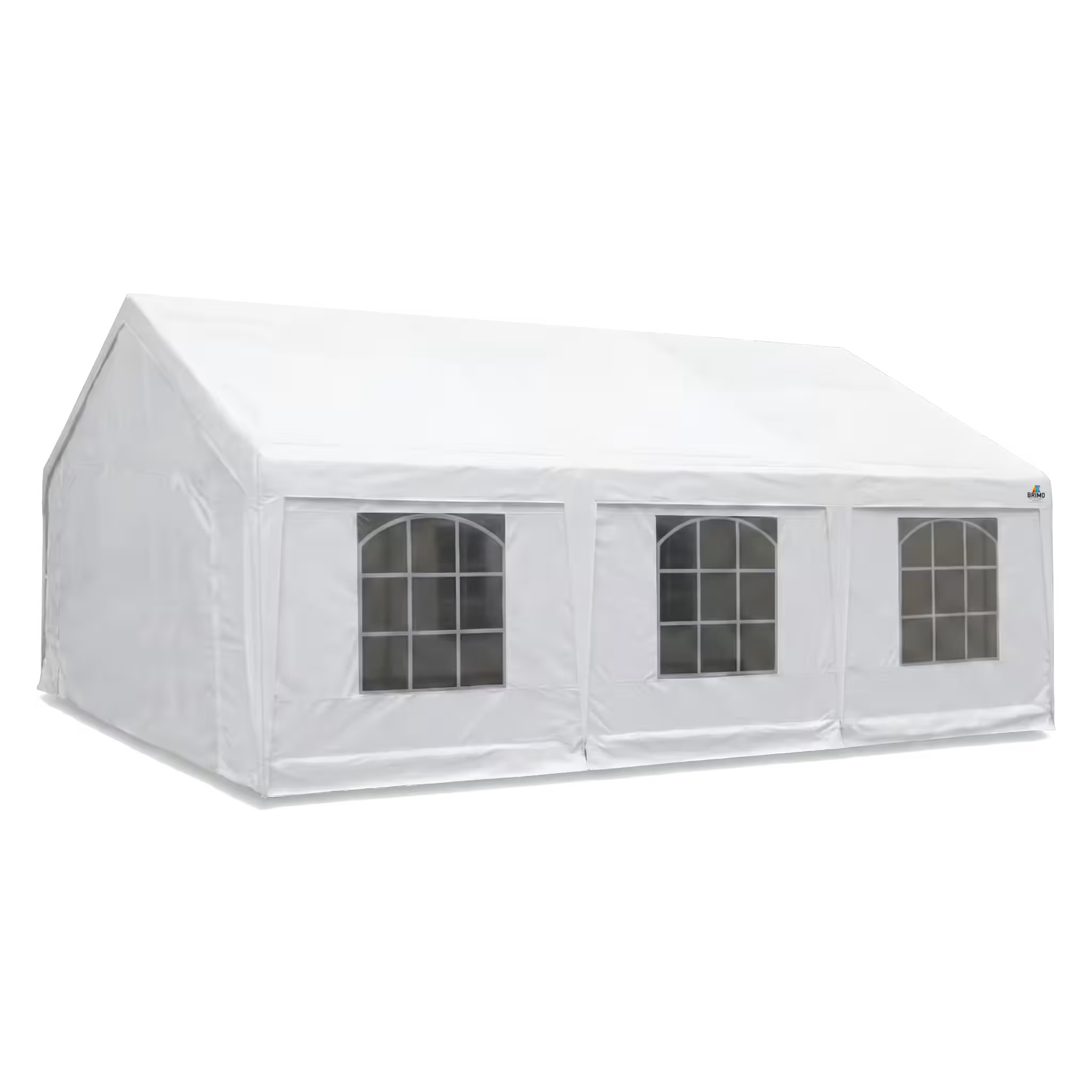 BRIMO Partyzelt 5x6m PVC Weiß