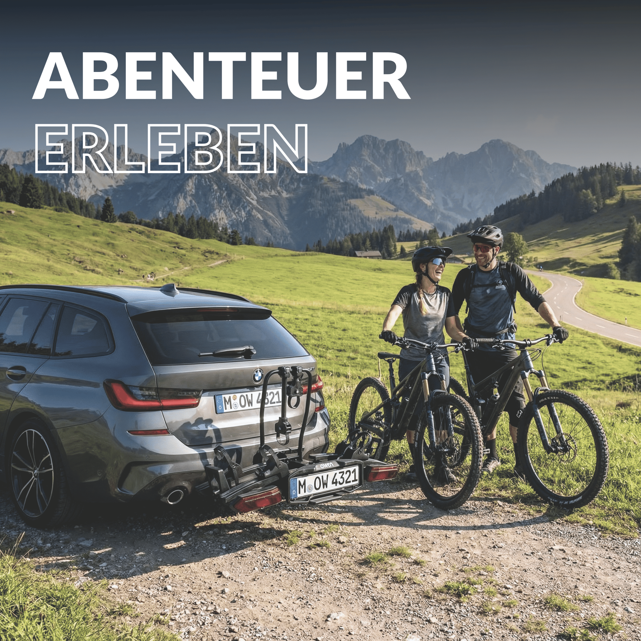 OWEN E-Bike Fahrradträger Anhängerkupplung 60 kg