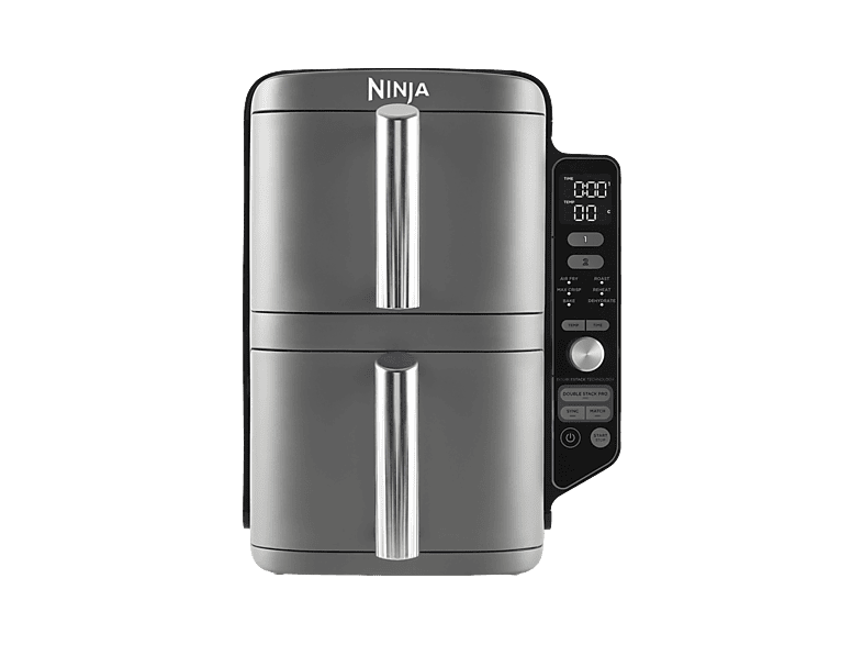 Ninja SL400EU Double Stack XL Heißluftfritteuse 9,5 L Grau
