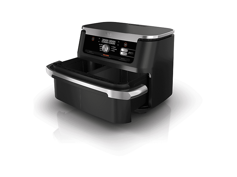 Ninja AF500EU Foodi FlexDrawer Heißluftfritteuse 10,4 L Schwarz