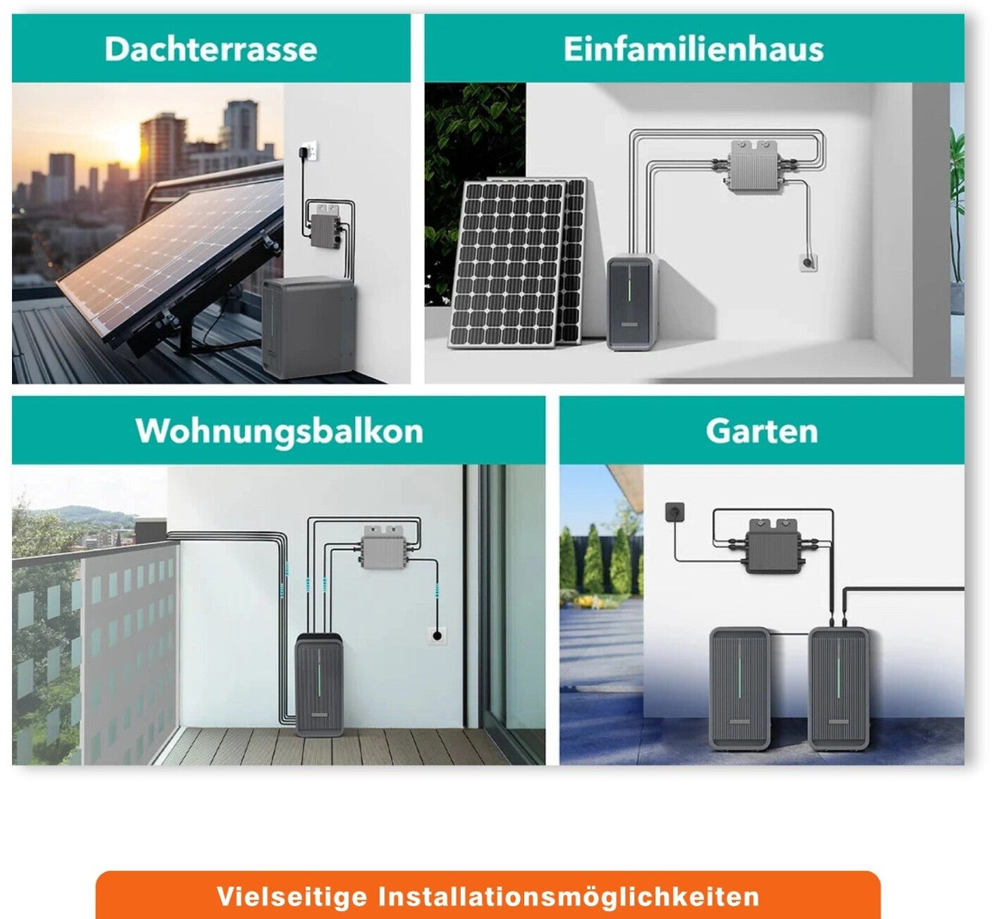 Marstek B2500-D Solarspeicher für Balkonkraftwerke LiFePO4 2240Wh