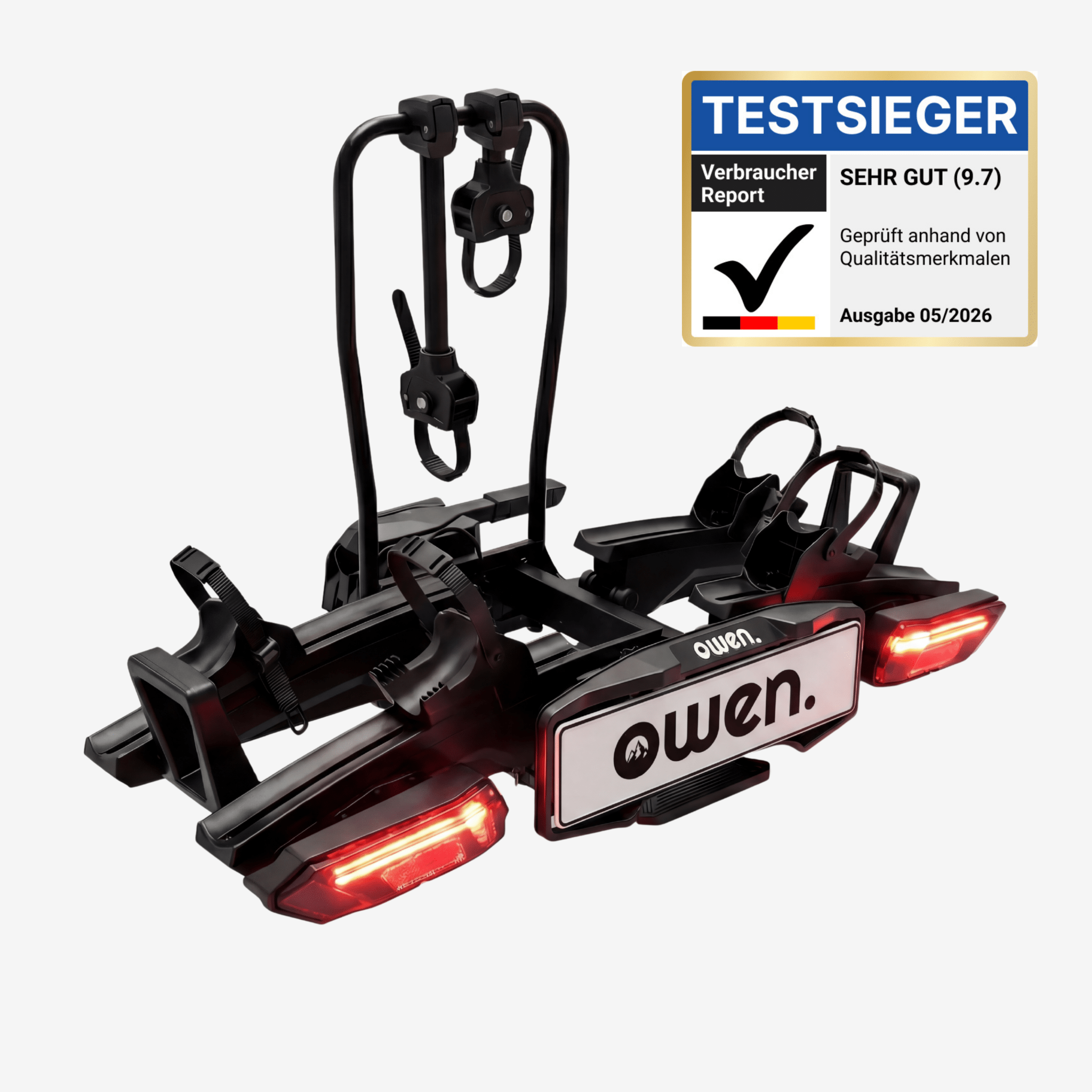 OWEN E-Bike Fahrradträger Anhängerkupplung 60 kg