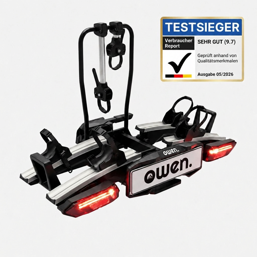 OWEN E-Bike Fahrradträger Anhängerkupplung 60 kg